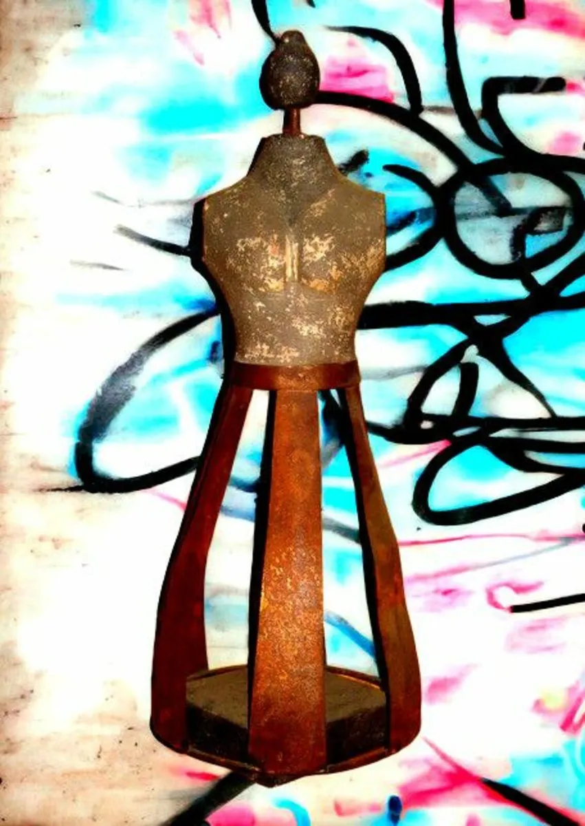 Vintage "Harrods Cage Doll" Signed Statue - Image 1