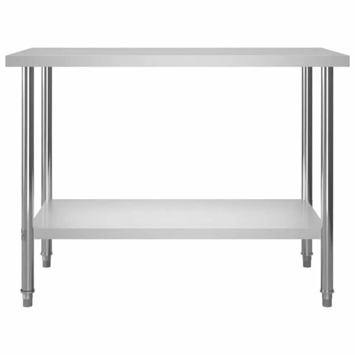 Kitchen Work Table 120x60x85 cm Stainless Steel - Image 4