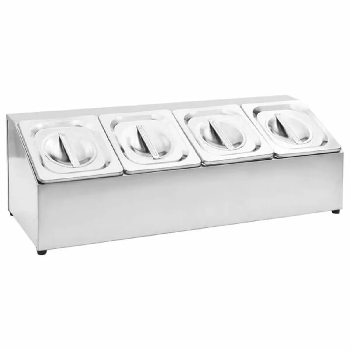Gastronorm Container Holder with 4 GN 1/6 Pan Stai - Image 1