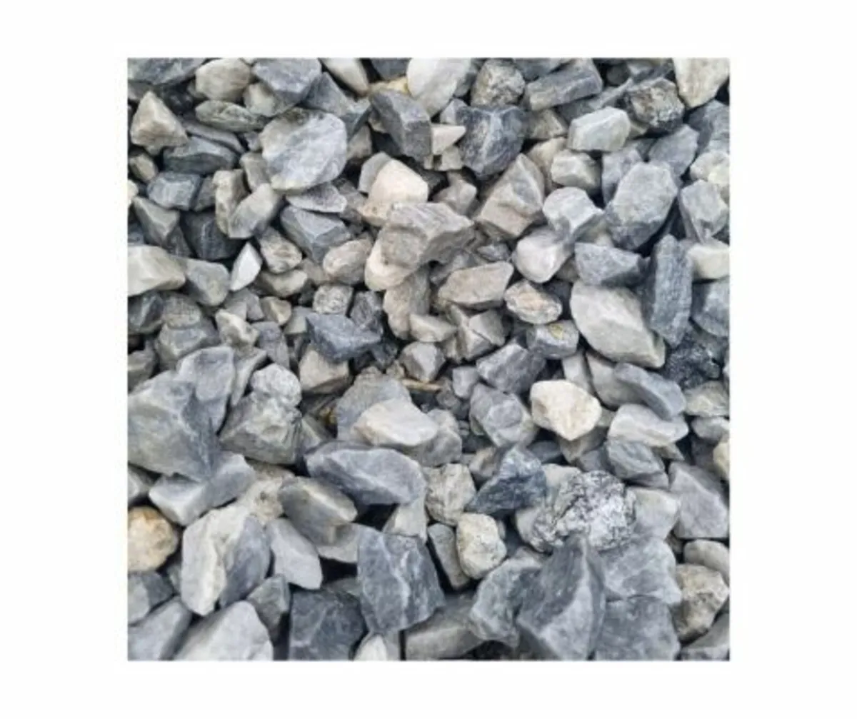 Decorative Gravel in a Bulk Bag Blue Ice 20mm - Image 1