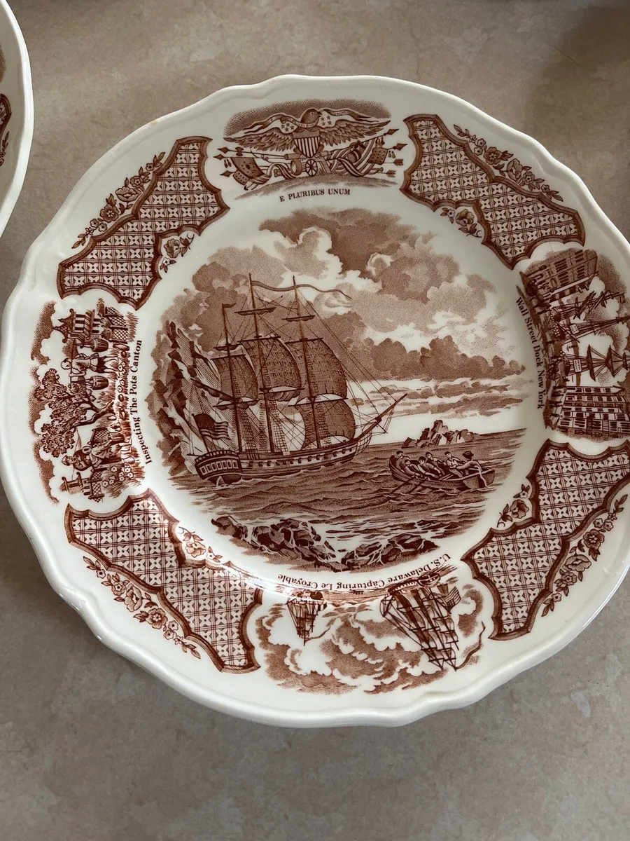 Fair Winds 8” plates x 5 - Image 1