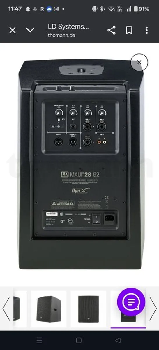 ld systems Maui 28 g2 3 units - Image 2
