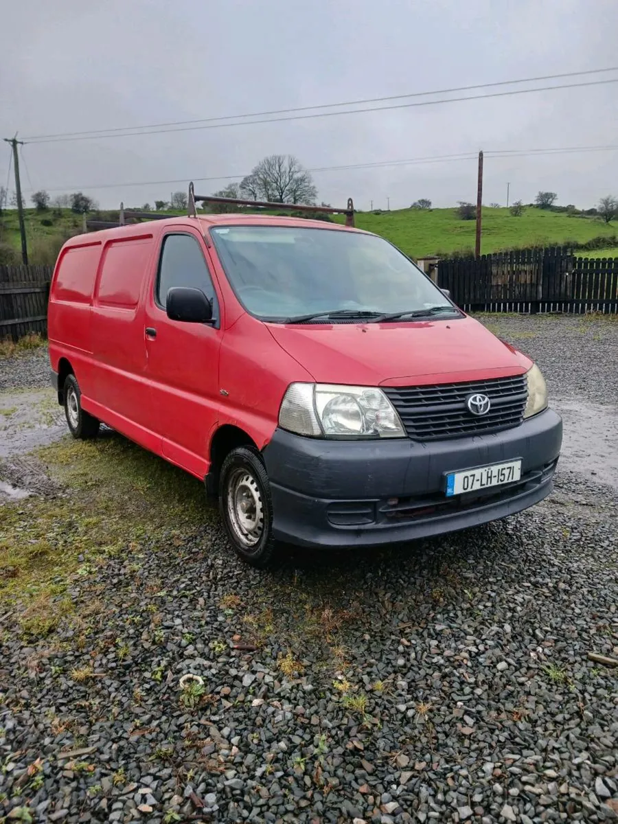 2007 toyota hiace...low kms...tested 10/2026 - Image 3