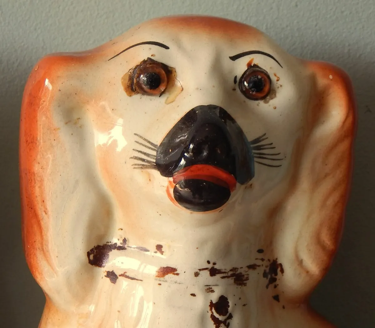 Pair of Ceramic Flat Back Figurines - Image 2