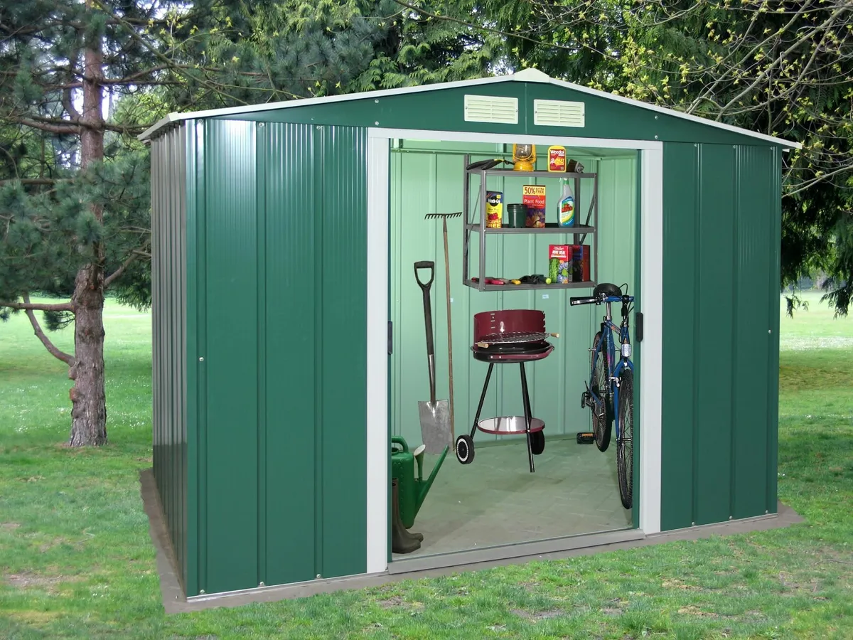 🌿 8×6 Steel ECO Garden Sheds – Free Delivery - Image 4