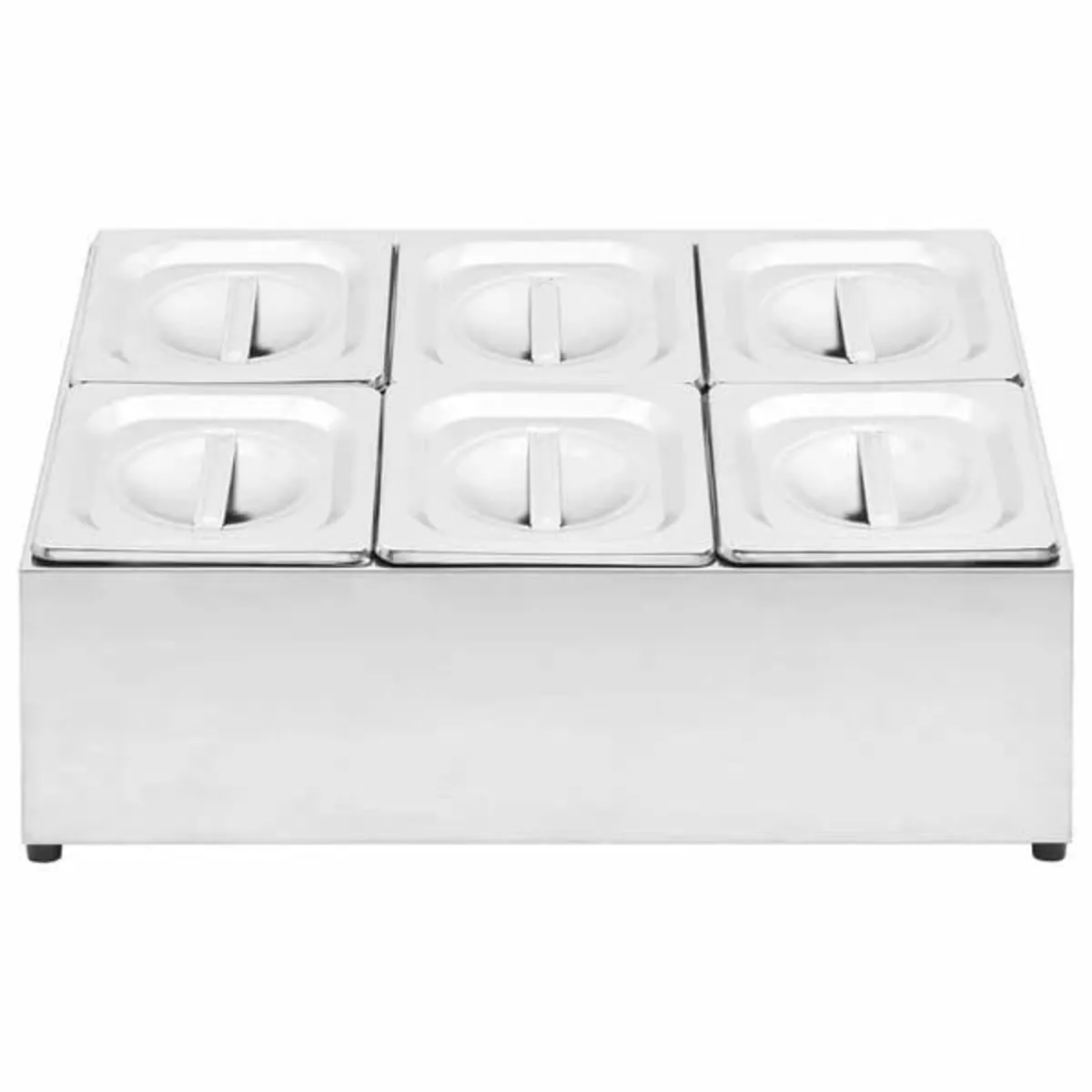 Gastronorm Container Holder with 6 GN 1/6 Pan Stai - Image 4