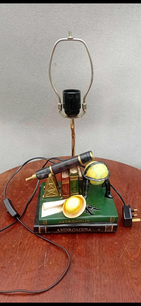 Vintage astrology lamp