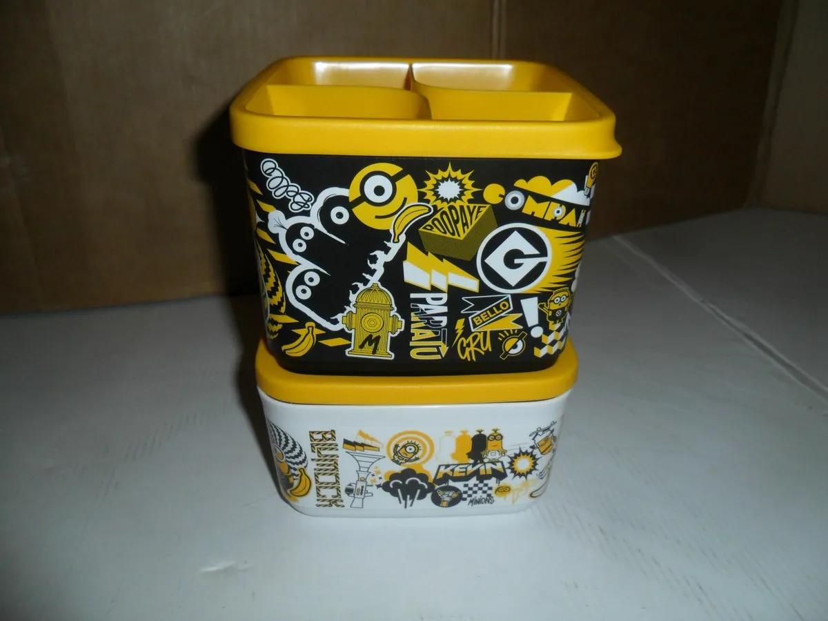Tupperware cubix set of minions 2pcs - Image 1
