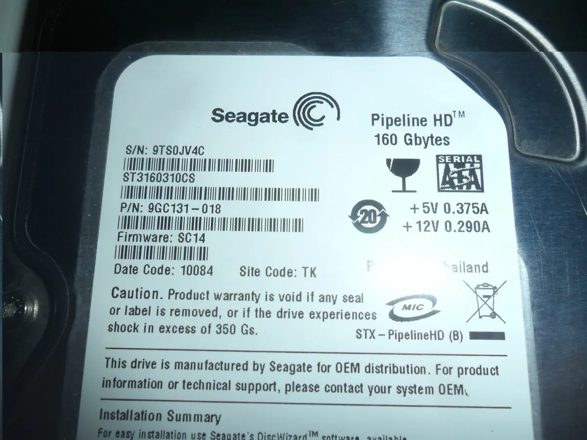 Seagate 160 GB - Image 3