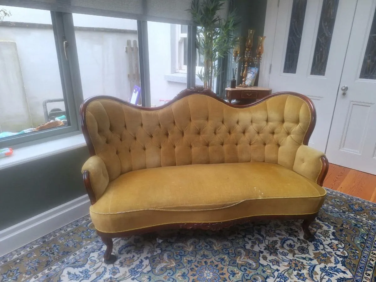 Renaissance antique style sofa - Image 1