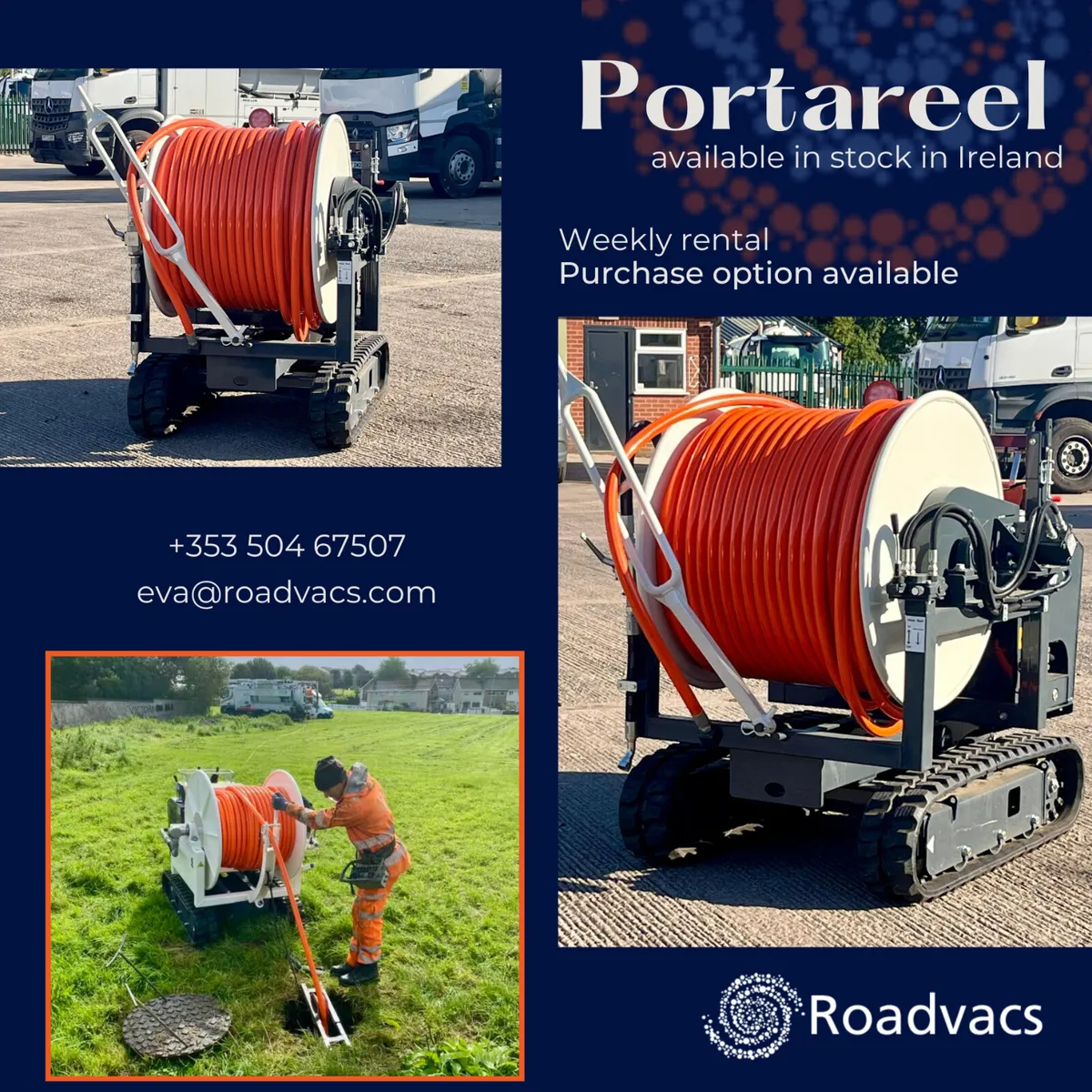 Now Available in Ireland – Tracked Jetting Reel