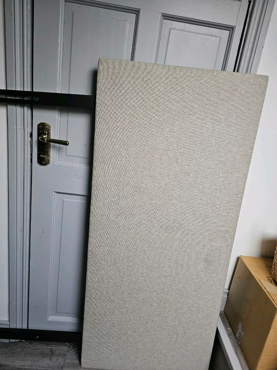 Grey Fabric Headboard - Image 1