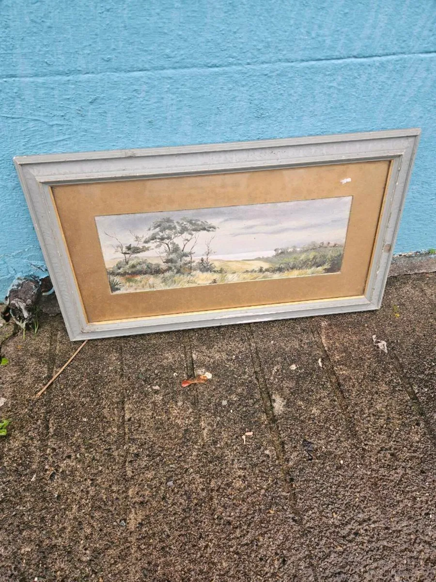 Vintage Picture Oil on Board - Image 1