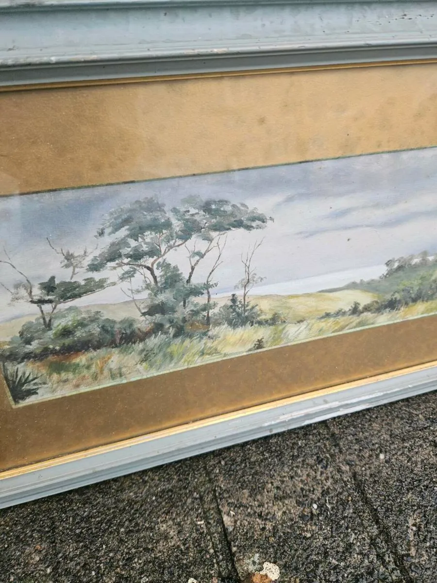 Vintage Picture Oil on Board - Image 3