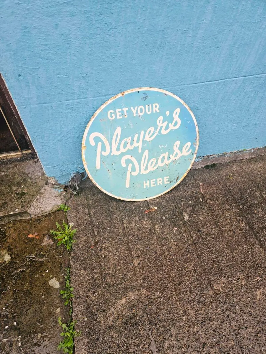 Reproduction Players Sign - Image 1