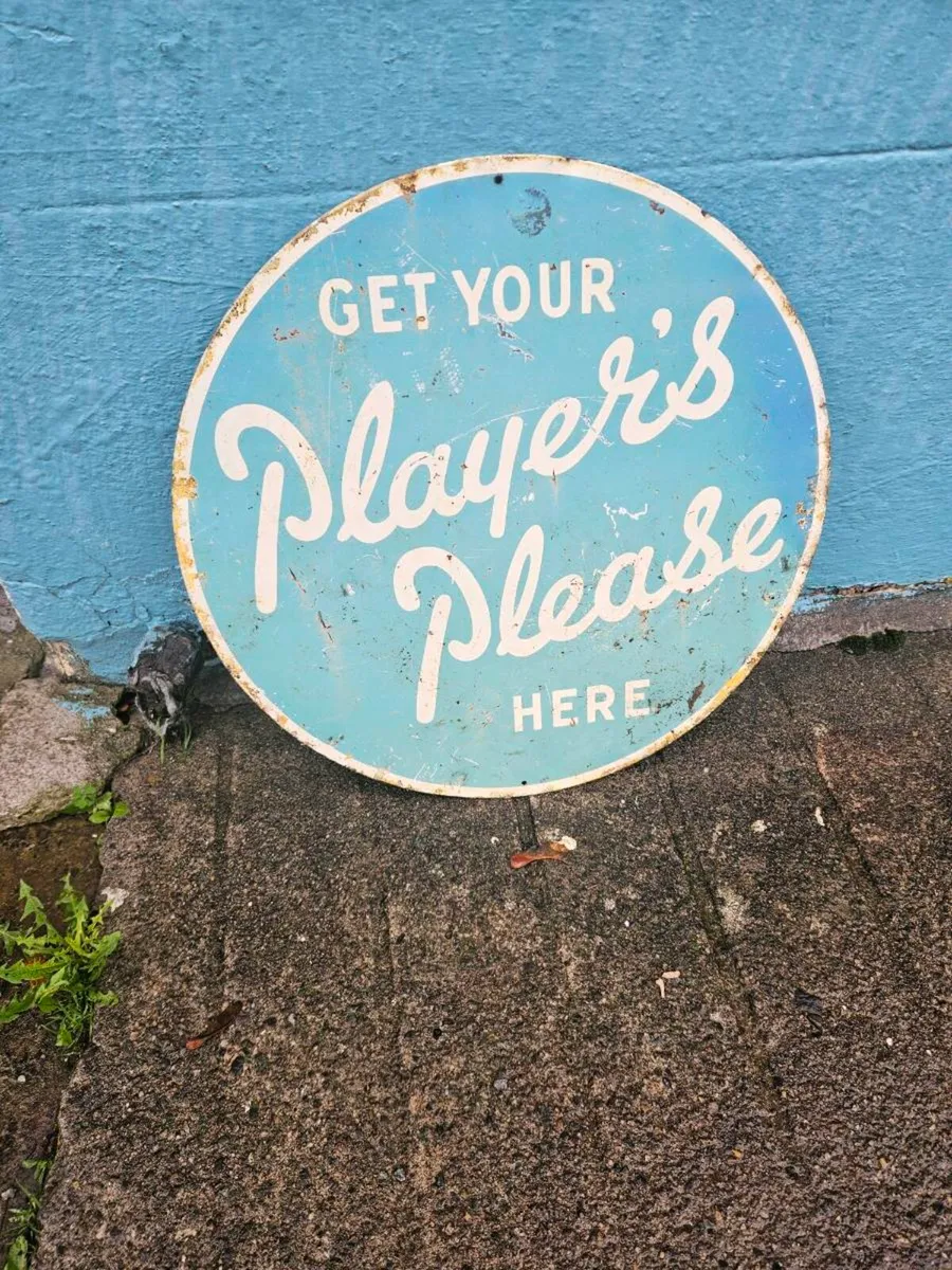 Reproduction Players Sign - Image 2