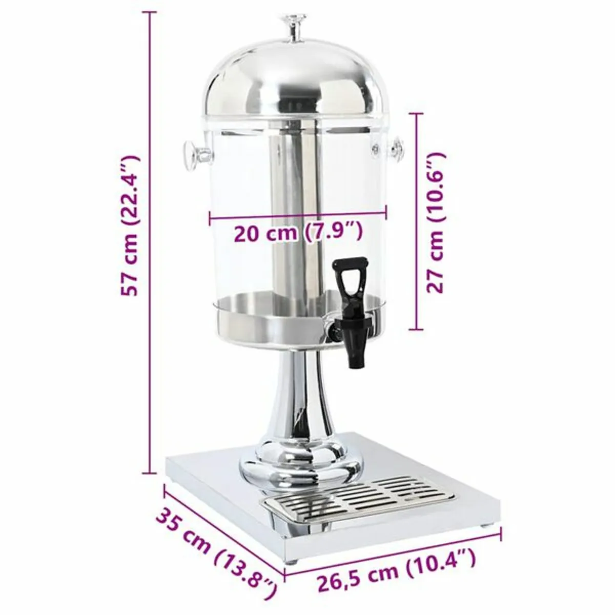 Juice Dispenser Stainless Steel 8 L - Image 3