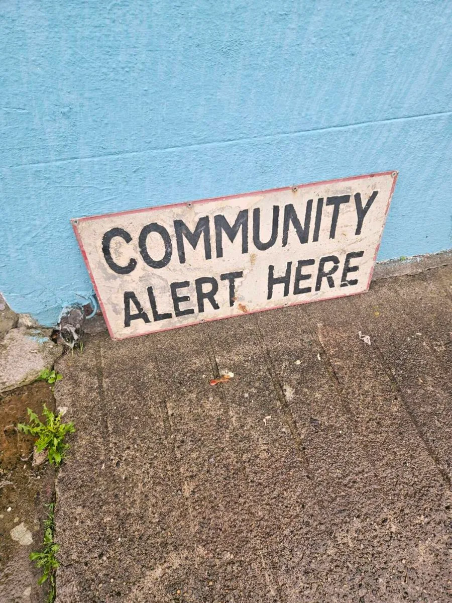 Community Alert Sign - Image 1