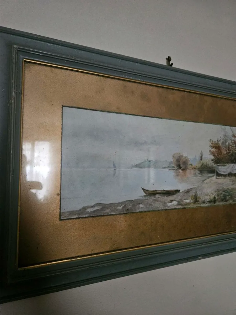 Vintage Picture Oil on Board - Image 2