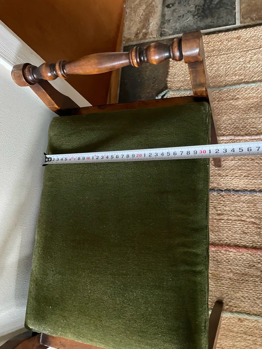 Antique piano chair - Image 2