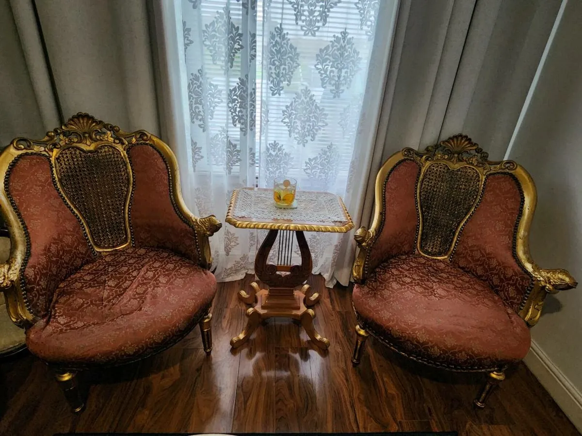 ⚜️ Antique French loius XV ROCOCO style sofas set - Image 1