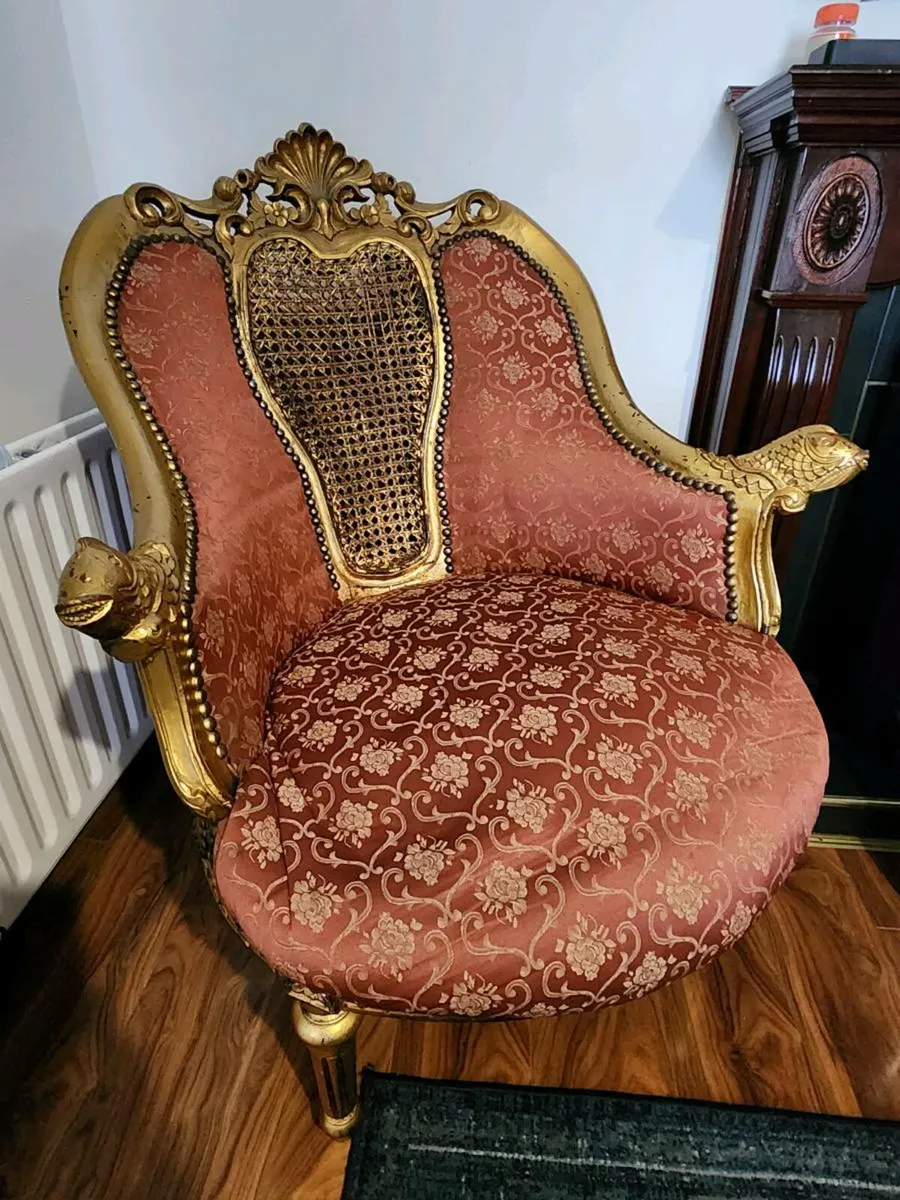 ⚜️ Antique French loius XV ROCOCO style sofas set - Image 3