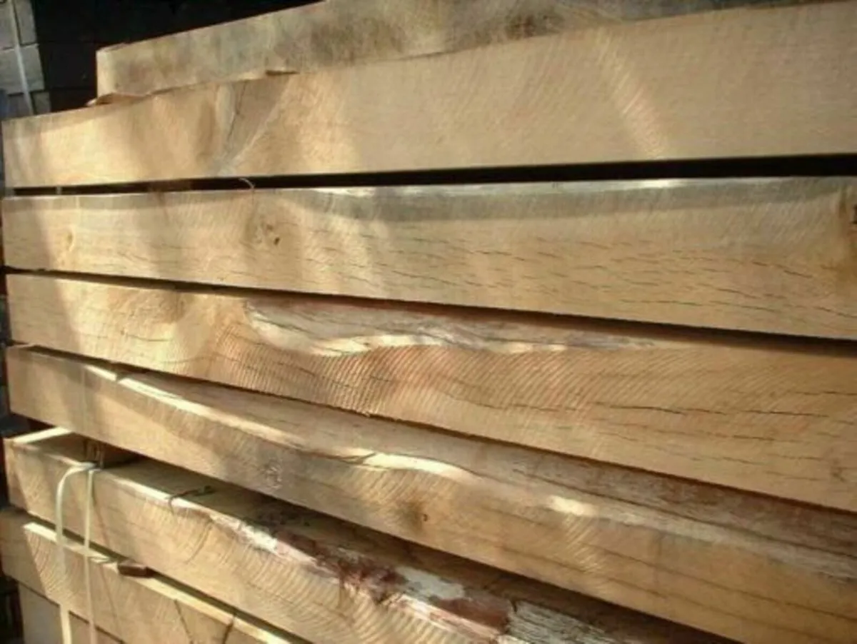Oak Hardwood Sleepers-2.4m (New Type & Untreated) - Image 2
