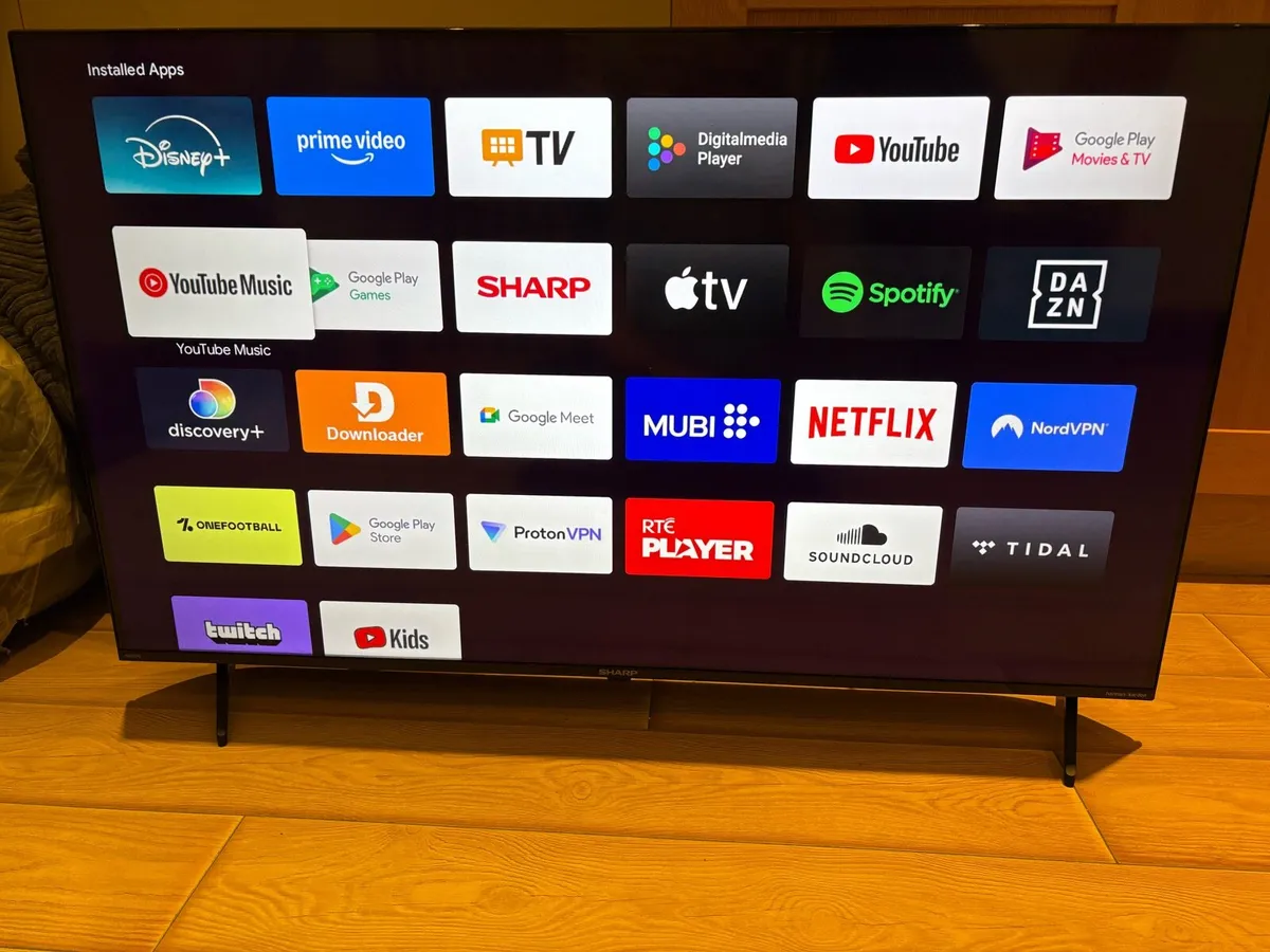 Sharp 50 Inch 4k UHD Smart TV - Image 1