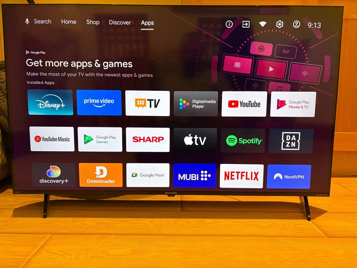 Sharp 50 Inch 4k UHD Smart TV - Image 2