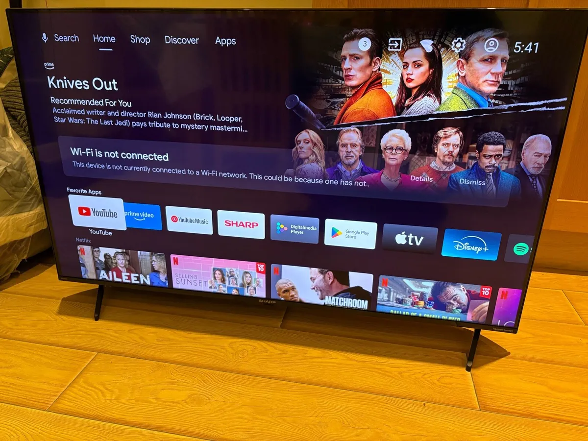 Sharp 50 Inch 4k UHD Smart TV - Image 3