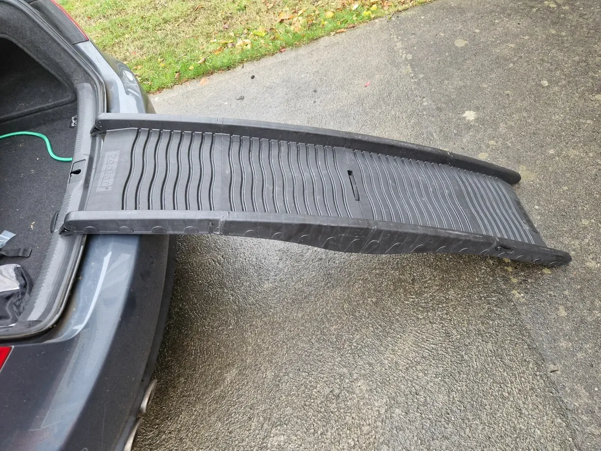 Dog Car Ramp Foldable and Lightweight - Image 1