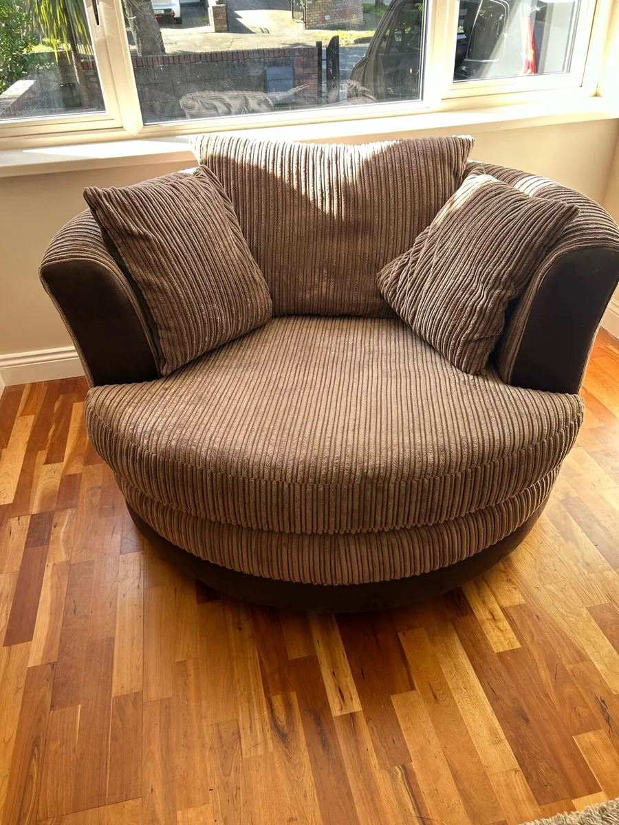 Corner sofa & Swivel chair - Image 3