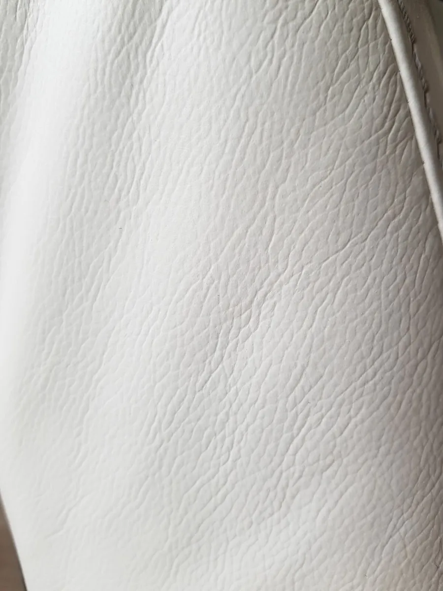 Leather Swivel Chair with Foot Stool - Image 2