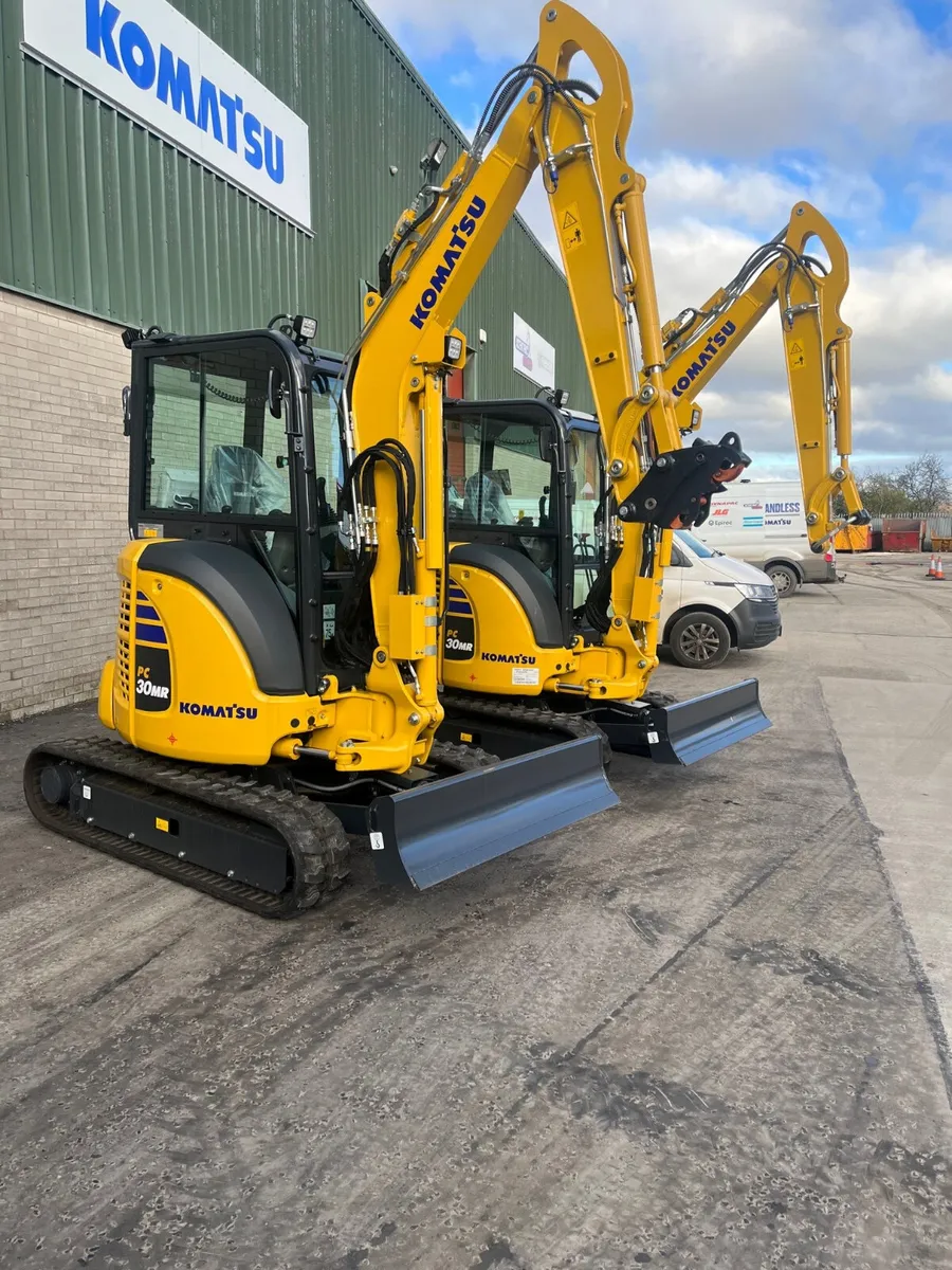 New Komatsu PC30MR-5 Mini Excavators - Image 1