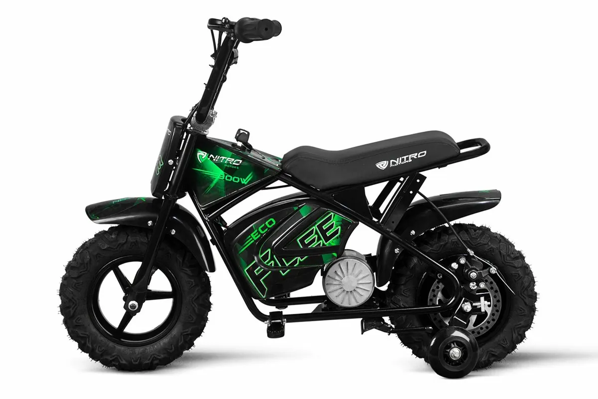 Eco Flee 300W 24V Electric Kids Motorbike - NEW - Image 4