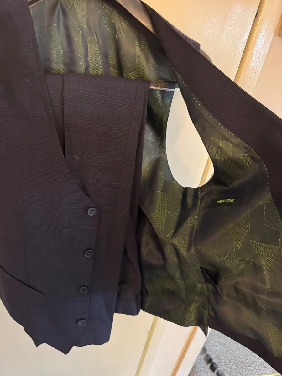 Navy Remus Uomo 3 Piece suit - 40R, X-slim - Image 2