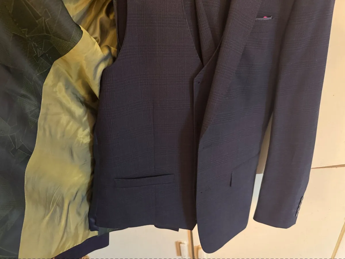 Navy Remus Uomo 3 Piece suit - 40R, X-slim - Image 3