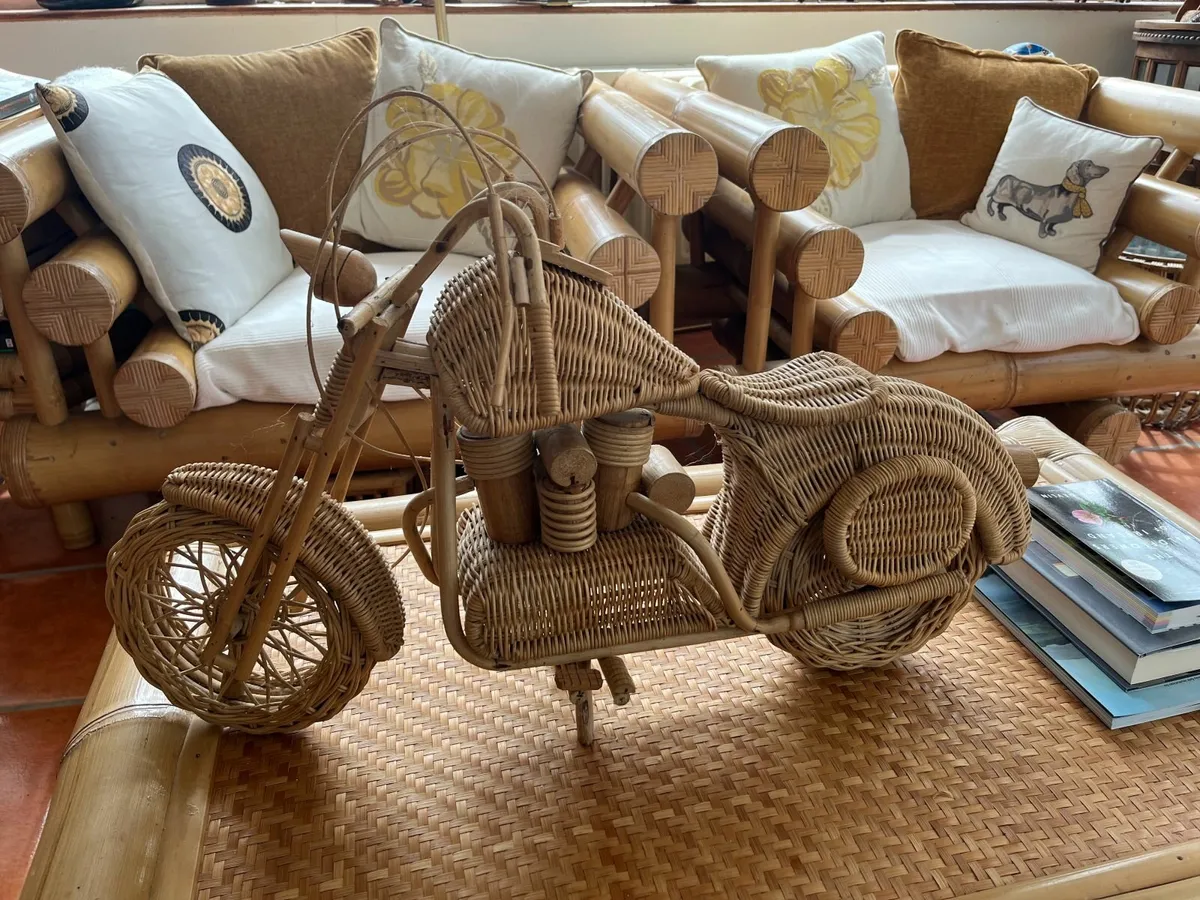 Bali-made rattan Harley Davidson - Image 3