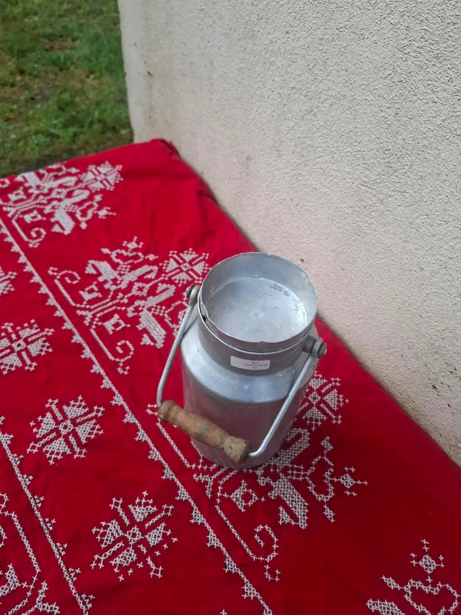 Small vintage school milk churn postage possible - Image 2