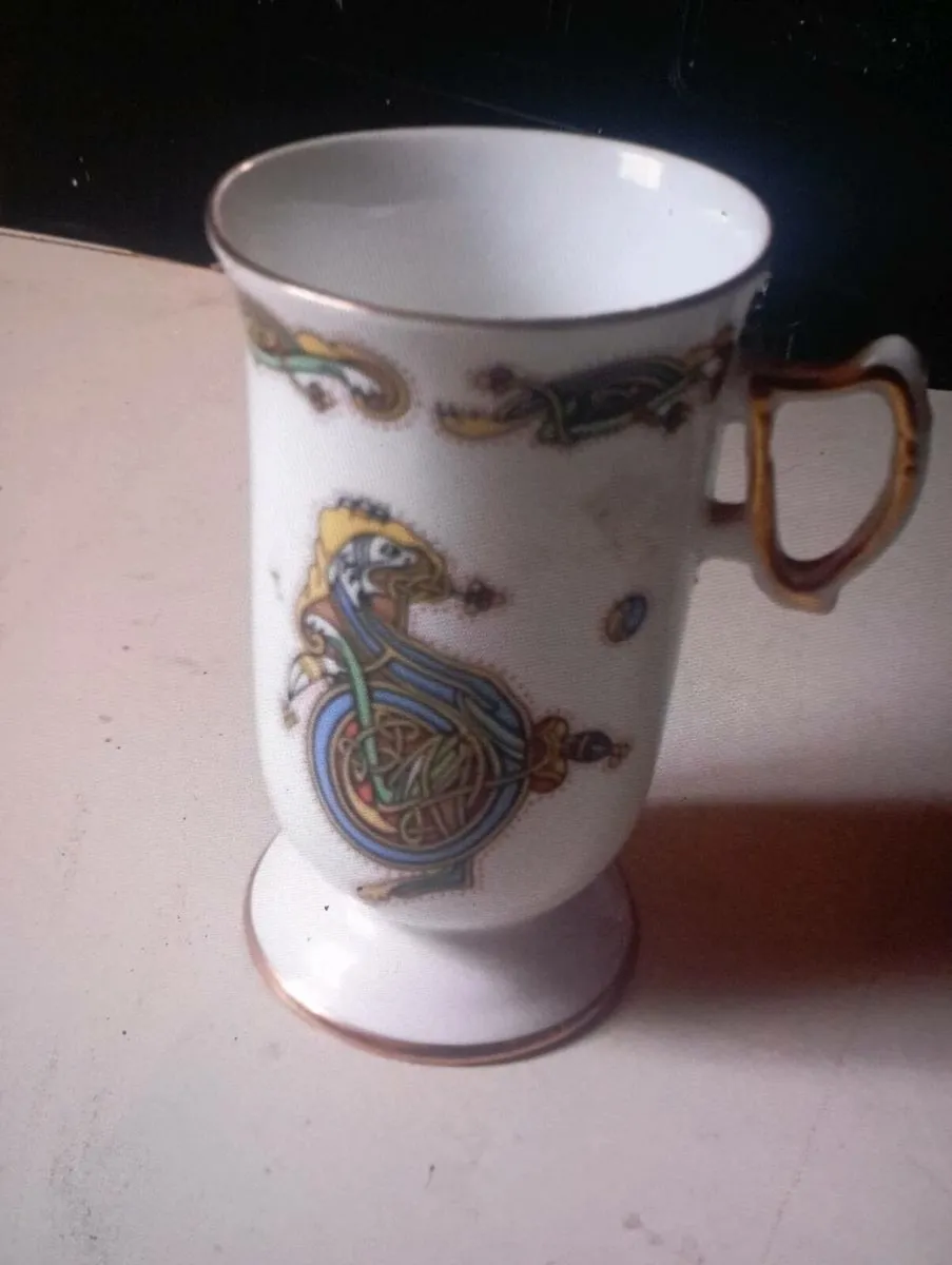 VINTAGE llluminative  book of kells Royal Tara Cup - Image 1