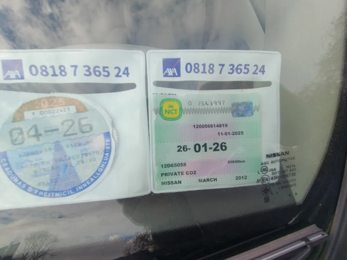 Nissan march 2012 automatic nct and tax - Image 4