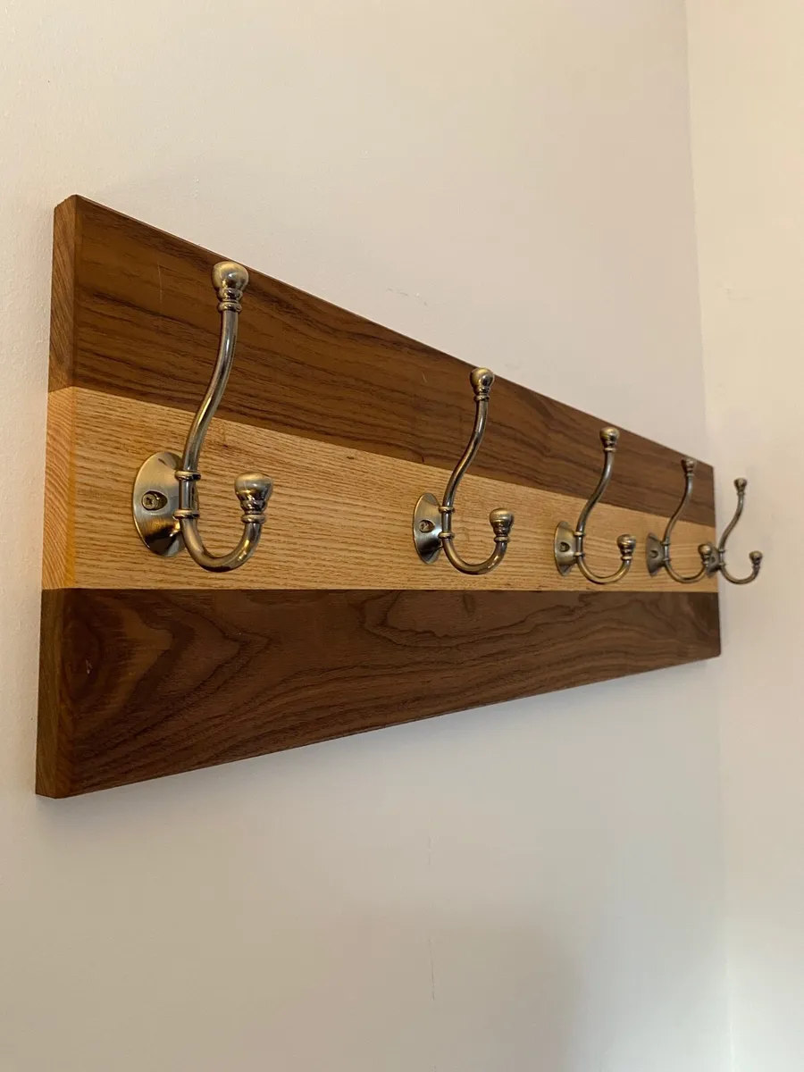 Coat hangers, storage, woodworking, timber cutting - Image 1