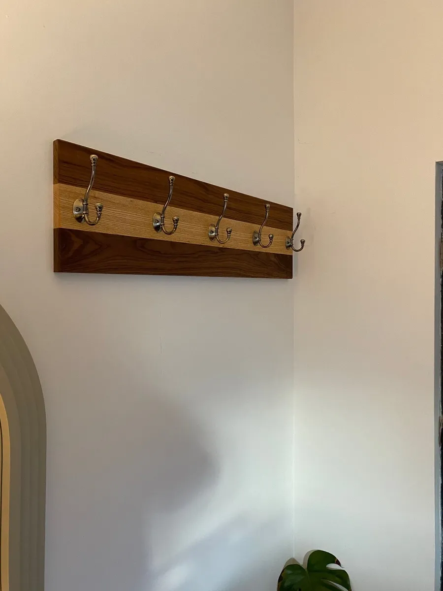 Coat hangers, storage, woodworking, timber cutting - Image 2