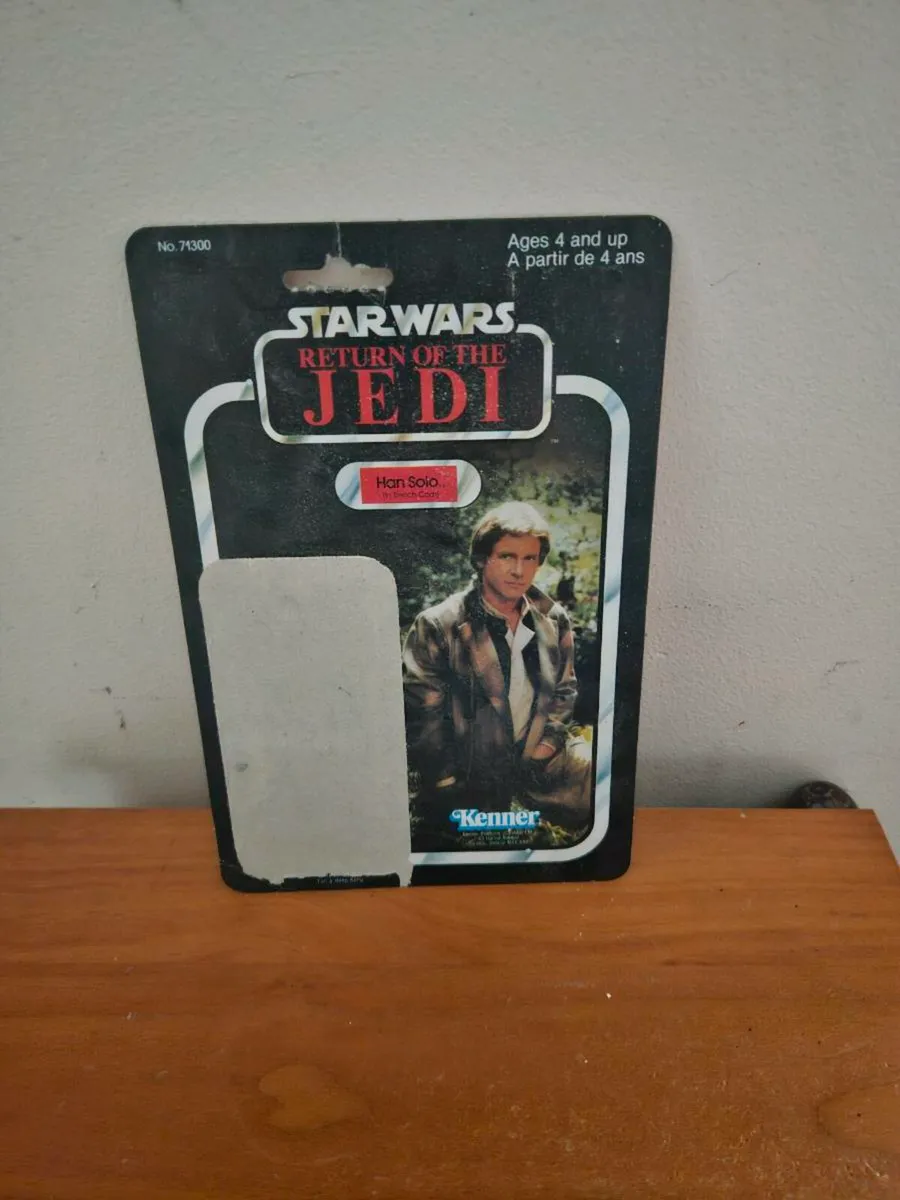 Vintage Star Wars Card Back - Image 1