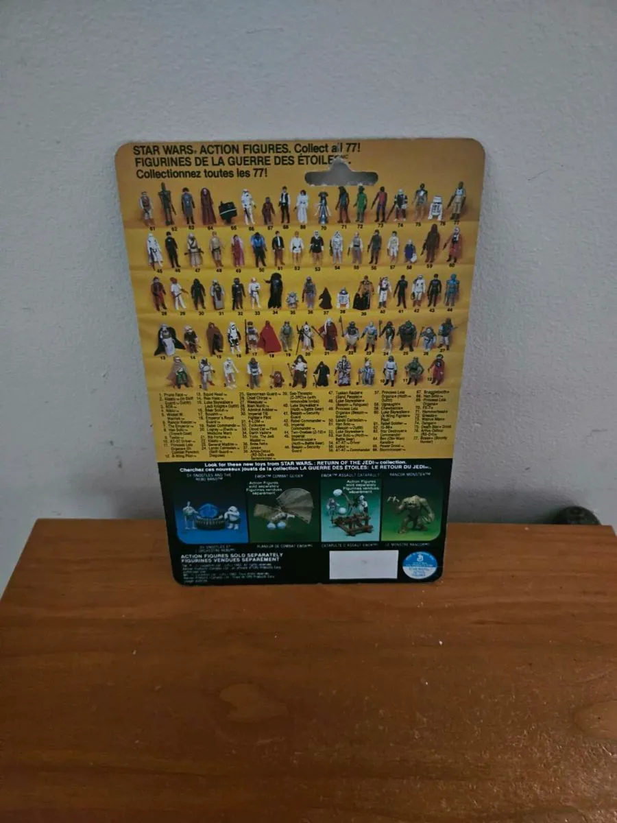 Vintage Star Wars Card Back - Image 2