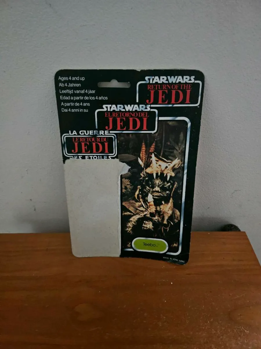 Vintage Star Wars Card Back - Image 1