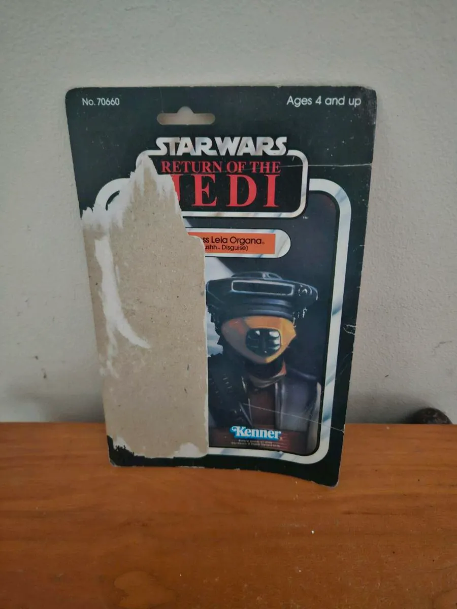 Vintage Star Wars Card Back - Image 1