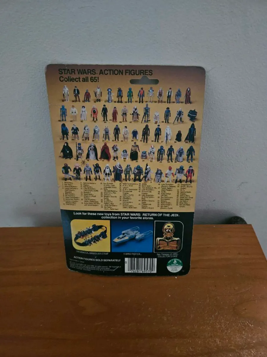 Vintage Star Wars Card Back - Image 2