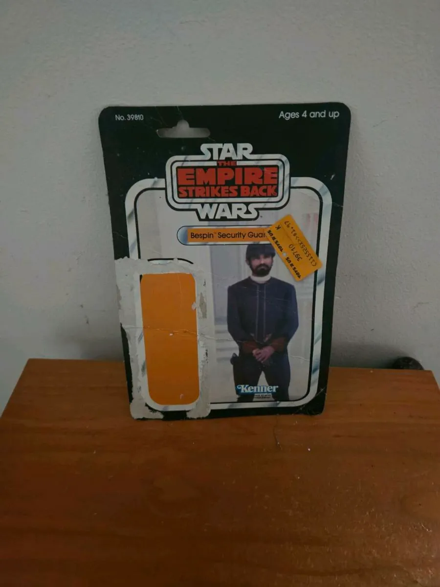 Vintage Star Wars Card Back - Image 1