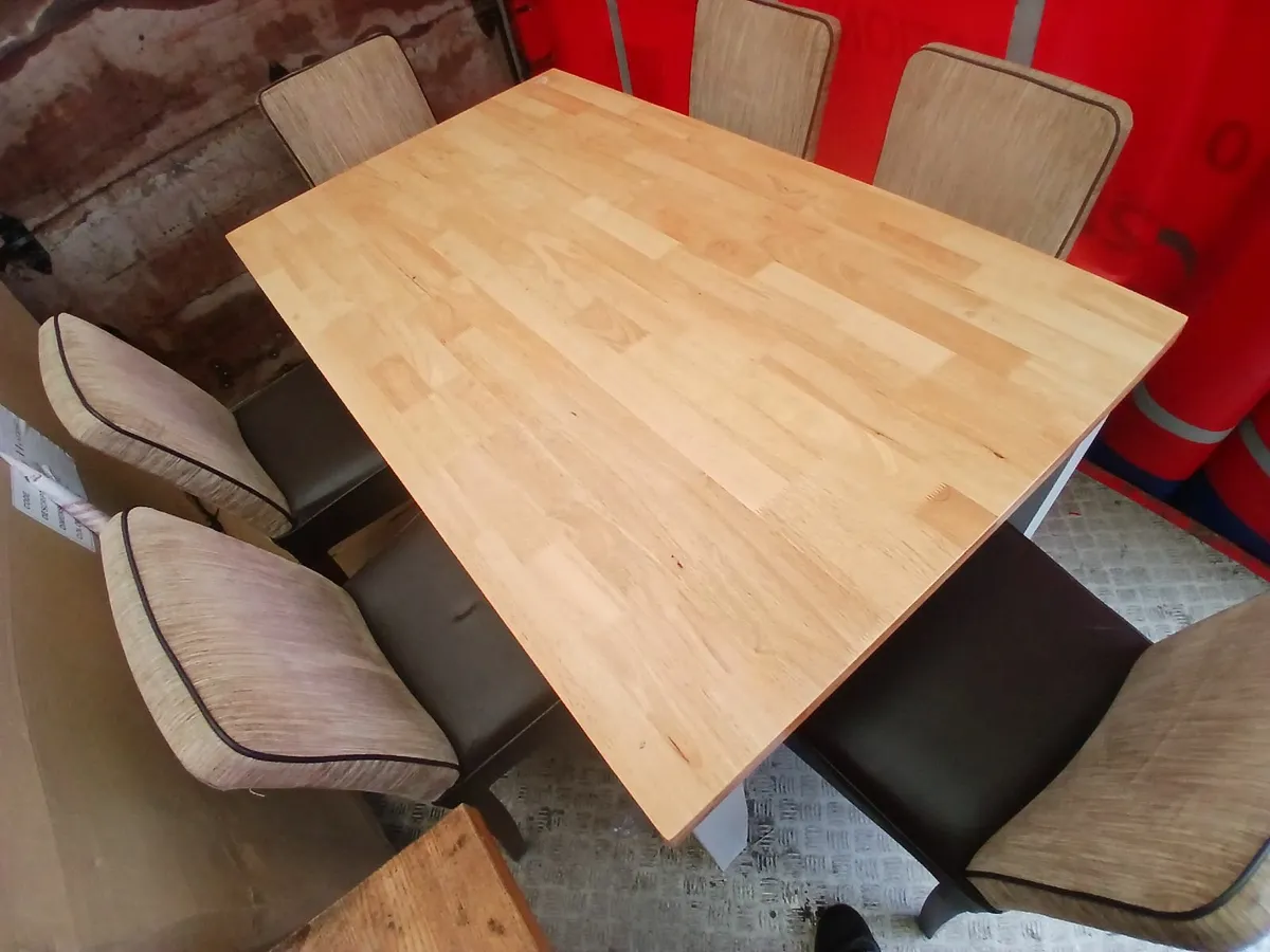 Table new/(6)..chairs ....delivered - Image 3